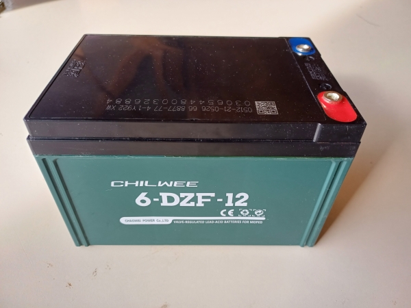 Chilwee  Blei Gel Akku 6-DZM-12 12V 12Ah wartungsfrei Powerbatterie
