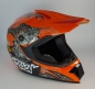 Preview: Motocrosshelm für Kinder Menja orange