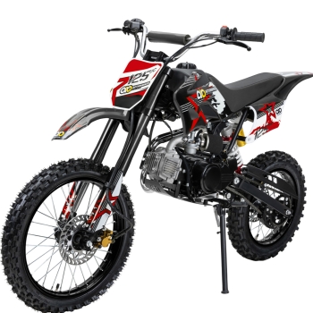 Preview: Kinder-Crossbike JC125, Benzin-Kindermotorrad, 125 ccm, 17/14-Reifen, 4-Takt-Motor, 80 km/h, ab 8 J.