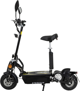 Preview: eFlux Street 20 E-Scooter mit Straßenzulassung, 20 km/h, 500 Watt, Elektroroller mit Sitz, klappbar