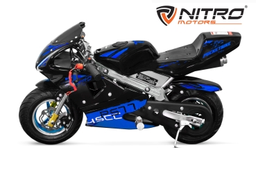 Preview: 49 ccm Pocket Bike  PS 77 Minibike Kinderbike