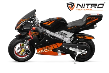 Preview: 49 ccm Pocket Bike  PS 77 Minibike Kinderbike