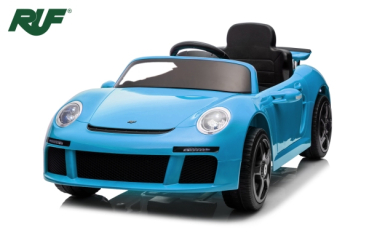 Elektro Kinderauto Porsche RUF-CTR3 mit Lizenz 2x25W 12V/7Ah