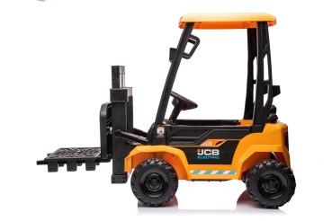 Preview: Kinder Elektro Auto Gabelstapler JCB Forklift 2x 30W 12V 7Ah