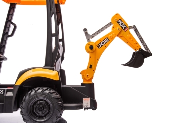 Preview: Elektro Kinder Traktor JCB 4 in 1 Bagger und Bulldozer 2x30W 12V/7Ah