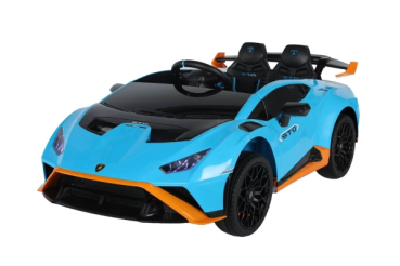 Preview: Elektro Kinderauto Lamborghini Huracan STO mit Lizenz 2x65W 12V/9Ah