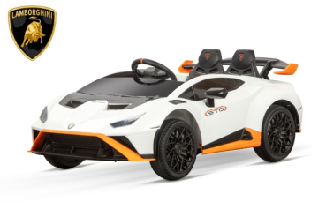 Preview: Elektro Kinderauto Lamborghini Huracan STO mit Lizenz 2x65W 12V/9Ah