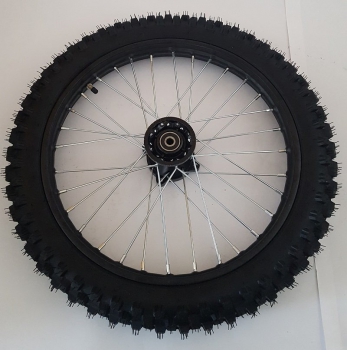 Komplettrad 17 Zoll vorne mit 12mm oder15 mm Achse