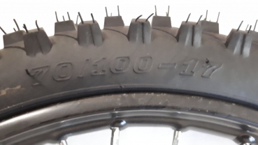 Preview: Komplettrad 17 Zoll vorne mit 12mm oder15 mm Achse