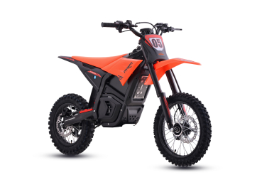 Preview: Elektrisches Pitbike MRM Pit-Volt 72 Volt 25Ah  6000 Watt Lithium 17"/14" Bereifung orange