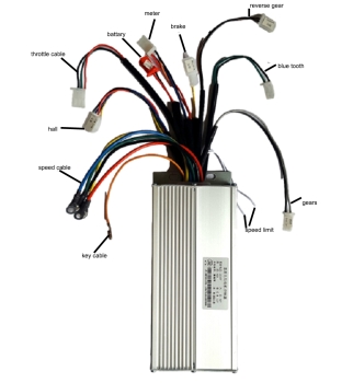 Preview: Controller Steuergerät 48V 1000W 20AH für E-Quad mit Shaftdrive