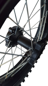 Preview: Felge 14 Zoll  hinten Komplettrad 15mm Achse