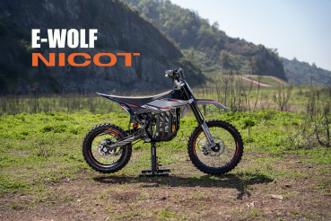 Nicot Elektro Dirtbike E-Wolf 14"/17" 3000W 72V 30Ah  Spitzenleistung 6500W