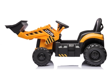 Preview: Elektro Kinder Traktor JCB Engineering Machine Pushdozer mit Lizenz