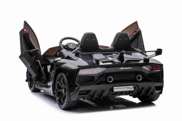 Preview: Elektroauto für Kinder Lamborghini Aventador 24V für zwei Benutzer MP4-Player, vertikal öffnende Türen, 2x45W Motor, 24V Batterie, 2,4 GHz  Fernbedienung