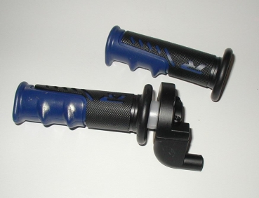 Preview: Gasgriff Set inkl. Gasseilführung Drehgasgriff Motocross Dirtbike Quat/ATV