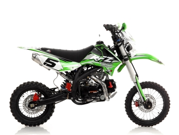 Preview: Dirtbike Enduro Apollo Jaguar 125cc 4T 14/12 4 Gang Schaltgetriebe E-Start Licht