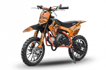 Preview: Dirtbike 49 ccm Nitro Serval 2 Takt Automatik