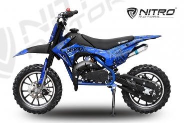 Dirtbike 49 ccm Nitro Serval 2 Takt Automatik