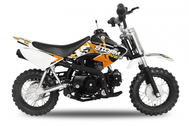 Preview: Dirtbike  Kindermotocross 70ccm Nitro Storm 4 Takt Kindermotocross Automatik