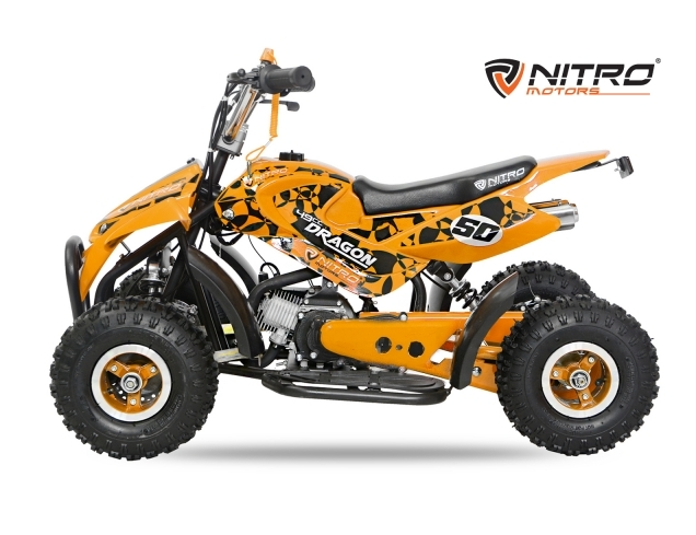 Kindermotorräder Galler - Kinderquad 49cc Nitro DRAGON II MINI Quad | ATV