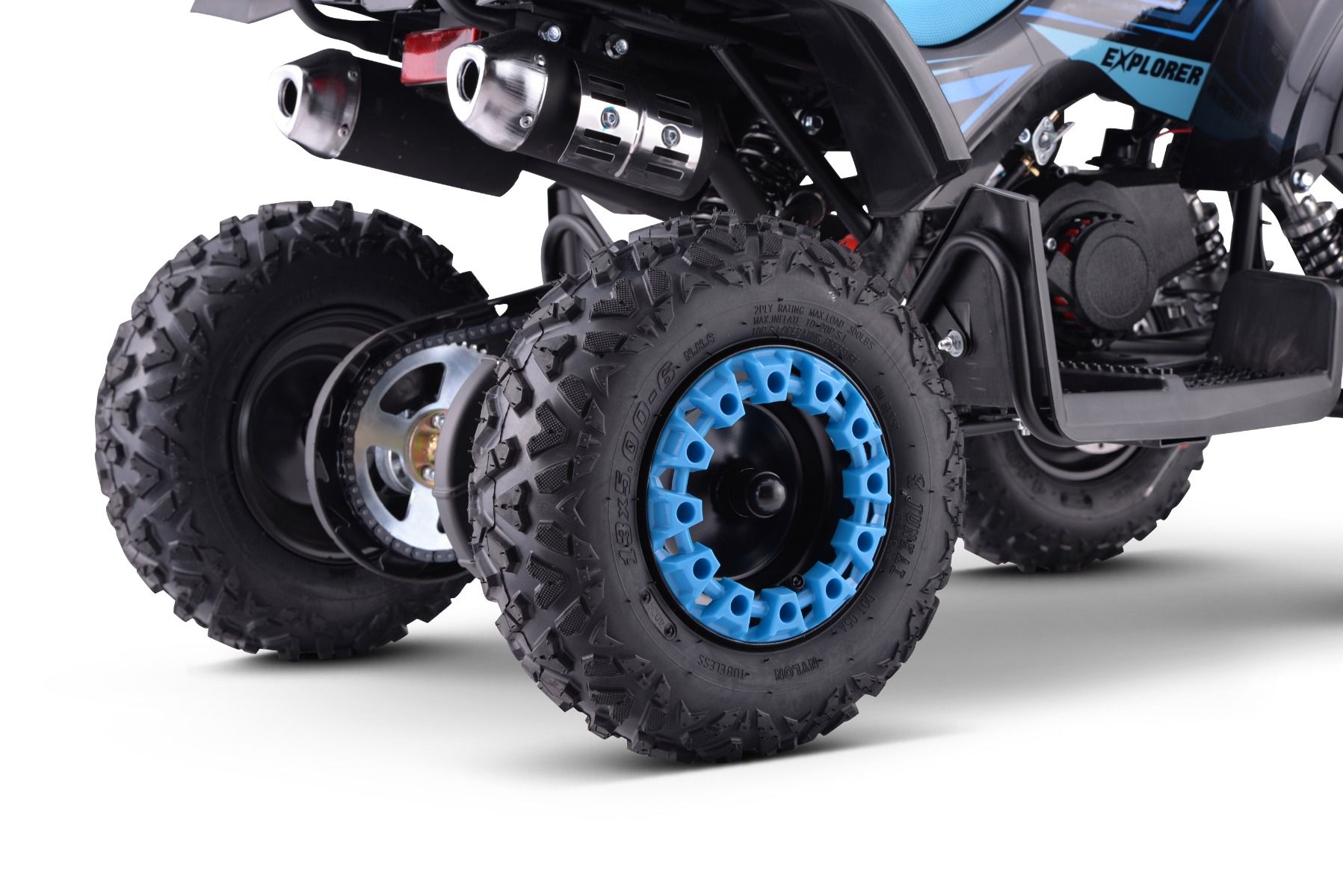 HMParts Complete Rear Brake System Kit For 50/110cc Kids ATV/Quad – New