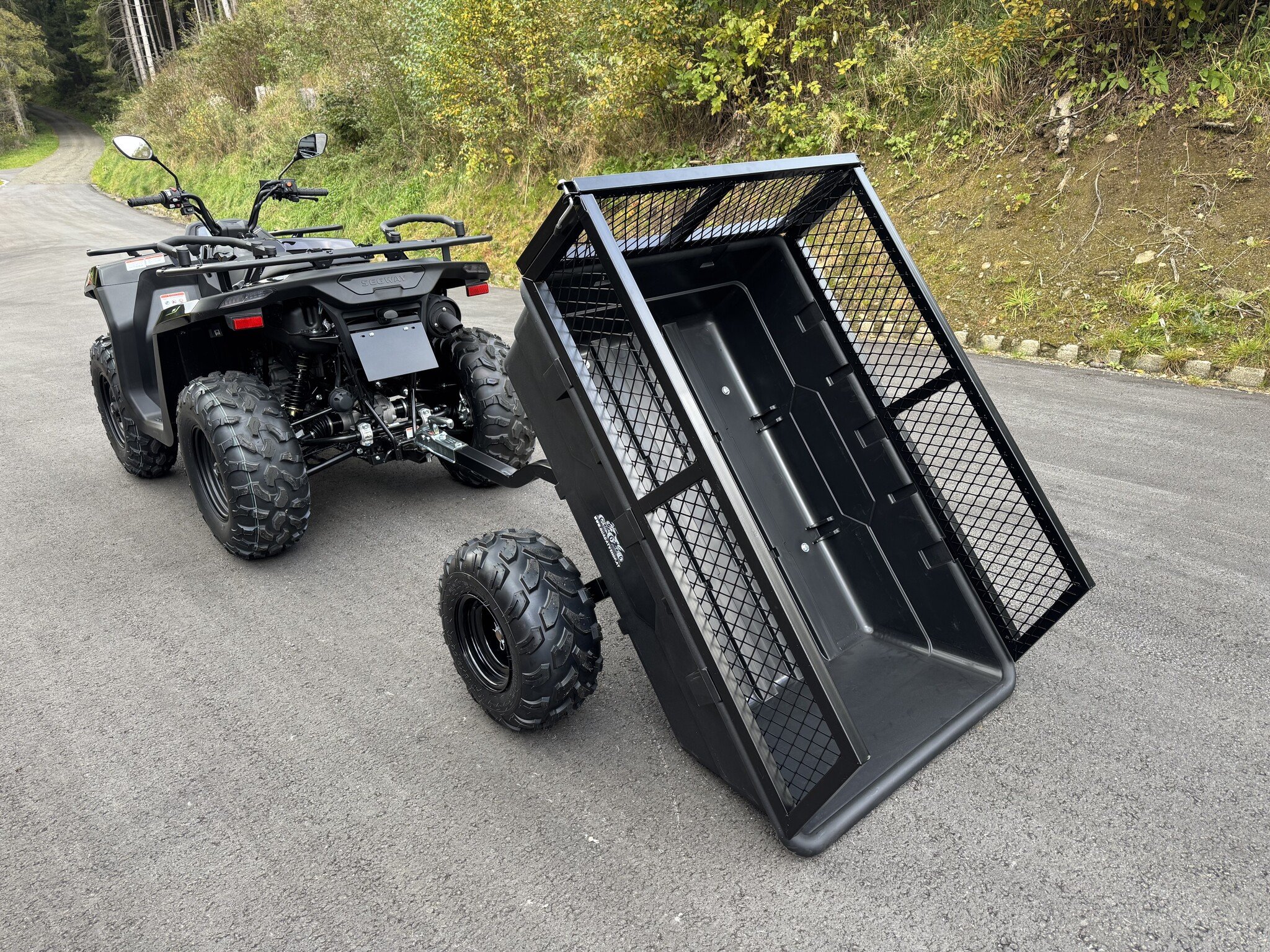 ATV Anhänger Tagearbeiter | Aanhänger für ATV und Kleintraktor