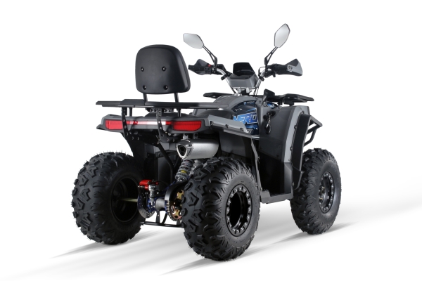 NITRO MOTORS 200cc maxi Quad Nero CVT RS10 Zoll Platin