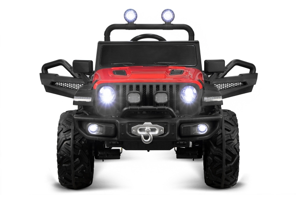 Kinder Elektro Auto Geländewagen 4x4 Offroad 2-Sitzer 4x 30W 12V 10Ah 2.4G RC Bluetooth