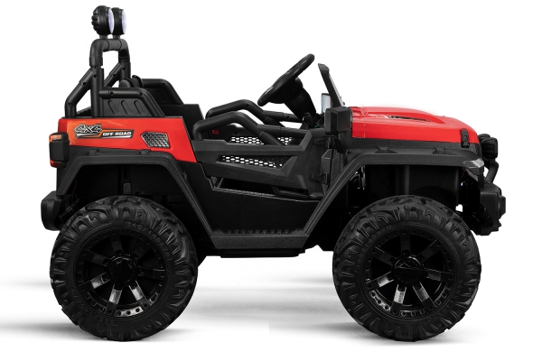 Kinder Elektro Auto Geländewagen 4x4 Offroad 2-Sitzer 4x 30W 12V 10Ah 2.4G RC Bluetooth