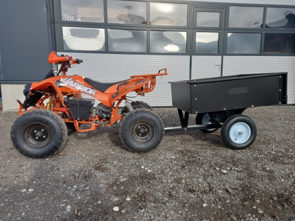 Robuster Anhänger für Quad oder Rasentraktor