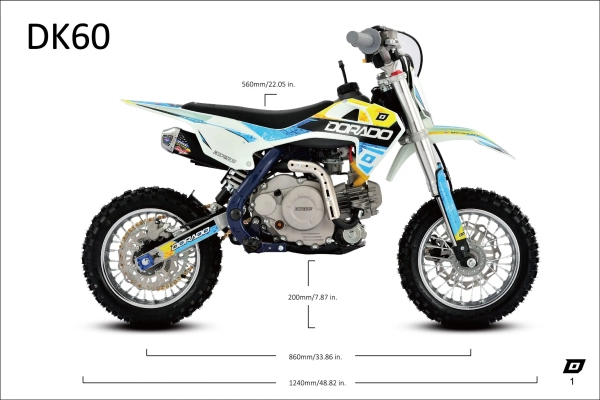 DirtBike Dorado MiniPit DK60 4T 10/10 1G Automatik
