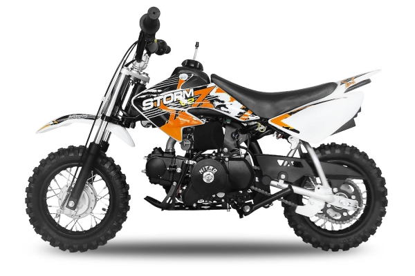 Dirtbike  Kindermotocross 70ccm Nitro Storm 4 Takt Kindermotocross Automatik