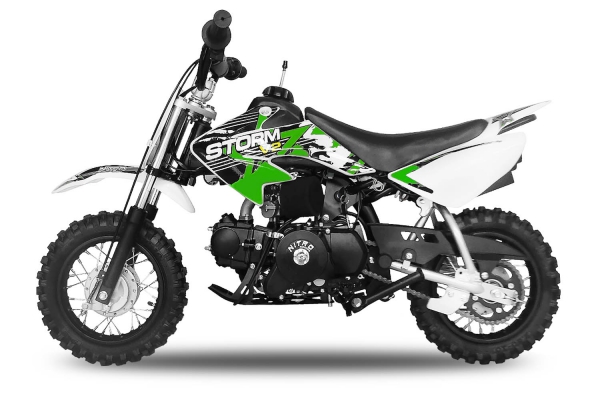 Dirtbike  Kindermotocross 70ccm Nitro Storm 4 Takt Kindermotocross Automatik